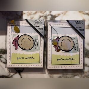 Razzle Invitations with Dinner Plate Design Dinner Party Invitations 16 total